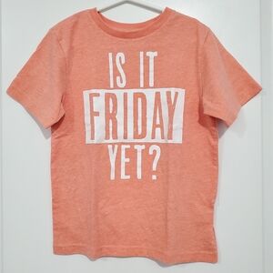 Children's Place Light Salmon Graphic Tshirt Size 5/6